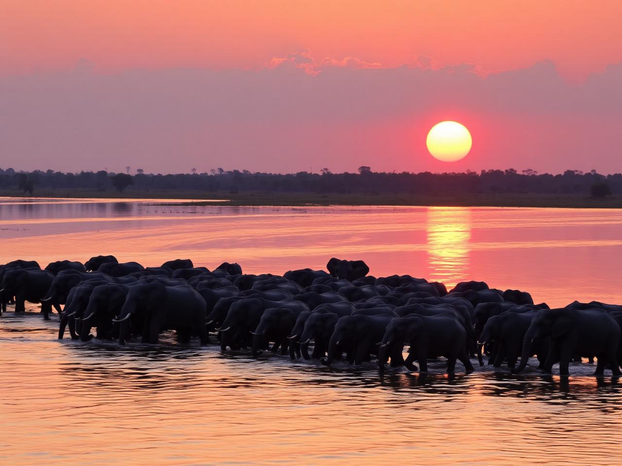 Chobe River & Elephants
